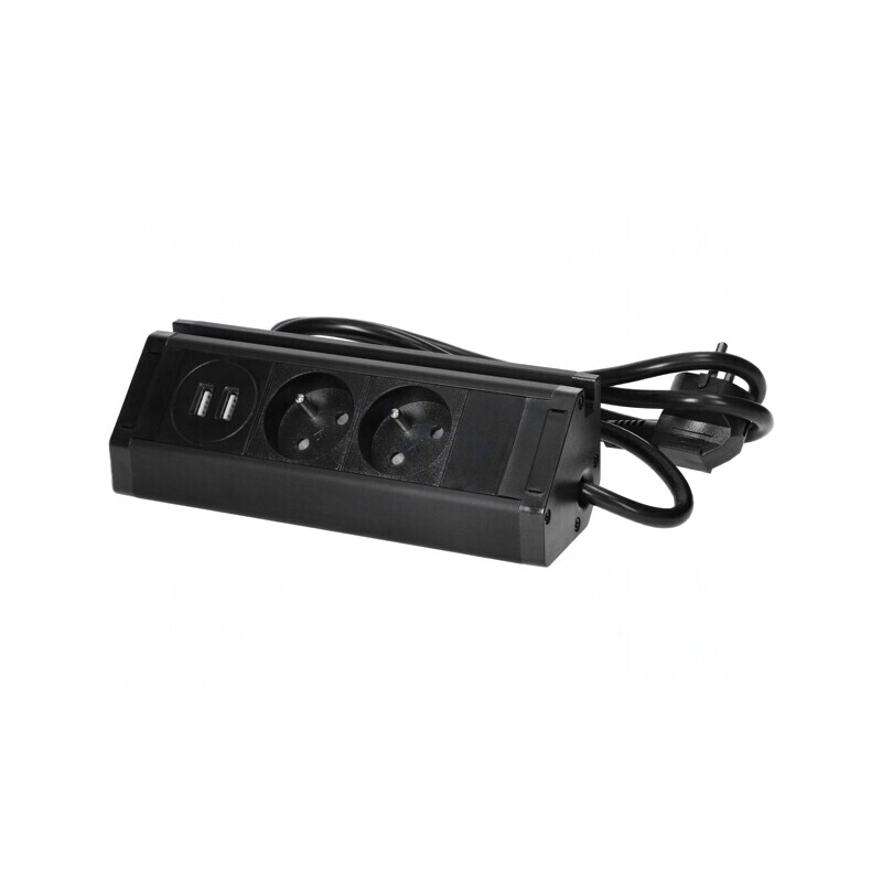 Prelungitor cu Prize Negru 1,5m 3680W | Electronic-mag.ro | Componente Electronice Prelungitor cu Prize Negru 1,5m 3680W | Electronic-mag.ro | Componente Electronice