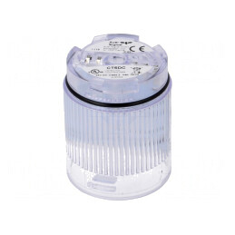 Semnalizator LED Transparent IP65 24VDC Ø50x69mm | Electronic-mag.ro | Componente Electronice