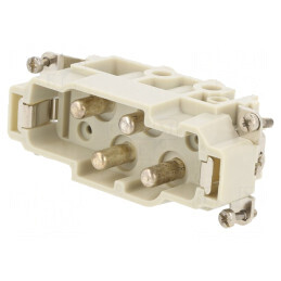 Conector HDC Inserturi Contact Tată 4 4 PE 80A