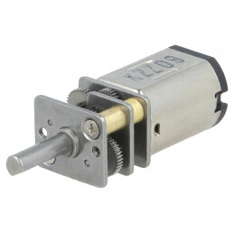 Motor cu Transmisie DC 6V 1,5A Ax D 380:1 Micro Metal HPCB | Electronic-mag.ro | Componente Electronice