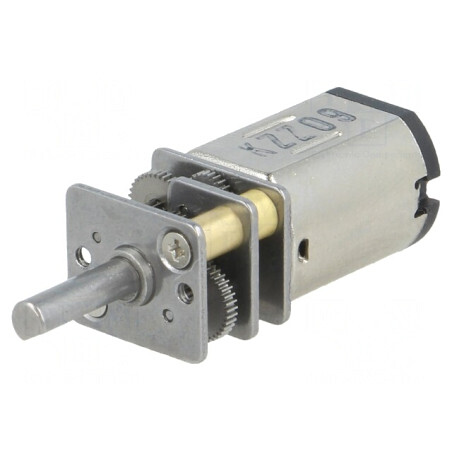 Motor cu Transmisie DC 6V 1,5A Ax D 380:1 Micro Metal HPCB | Electronic-mag.ro | Componente Electronice