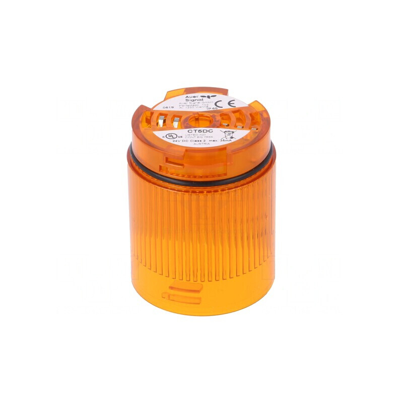 Semnalizator LED Luminos Portocaliu 24VDC IP65 50x69mm | Electronic-mag.ro | Componente Electronice