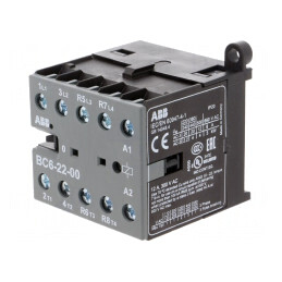 Contactor 4P NC/NO 24VDC 6A Cu Șurub | Electronic-mag.ro | Componente Electronice