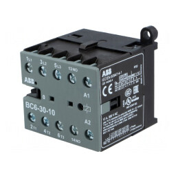 Contactor 3P NO cu Contacte Auxiliare 24VDC 6A | Electronic-mag.ro | Componente Electronice