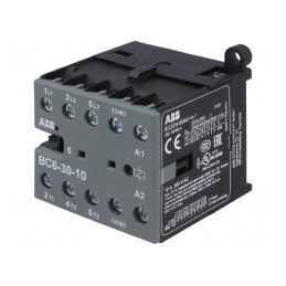 Contactor 3P 12VDC 6A NO x3 Auxiliare | Electronic-mag.ro | Componente Electronice