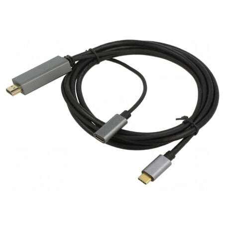Adaptor USB 3.0/3.1 Aurit 1,8m Negru PVC 60W | Electronic-mag.ro | Componente Electronice