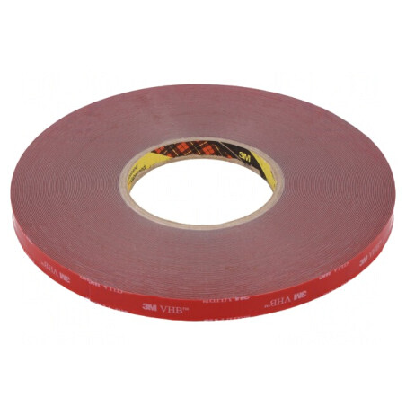 Bandă adezivă acrilică gri 12mm x 33m 3M VHB GPH | Electronic-mag.ro | Componente Electronice