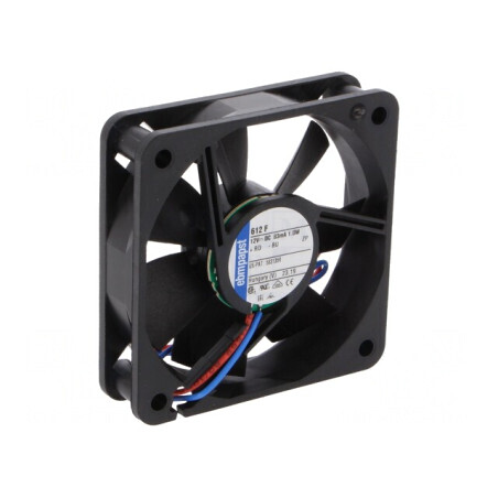 Ventilator DC Axial 60x60x15mm 12V 29m3/h 27dBA | Electronic-mag.ro | Componente Electronice
