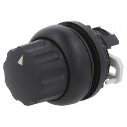 Comutator rotativ 22mm negru fără IP66 | Electronic-mag.ro | Componente Electronice