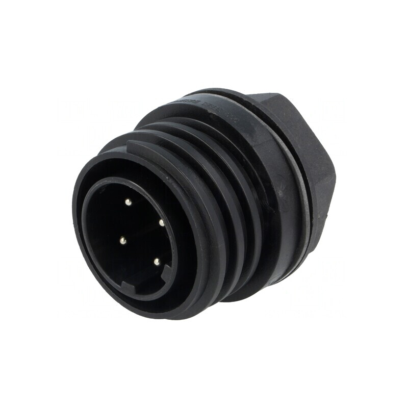 Conector Circular Soclu 4-PIN Buccaneer 900 Nichelat | Electronic-mag.ro | Componente Electronice