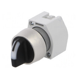Comutator rotativ 22mm IP65 galben/negru | Electronic-mag.ro | Componente Electronice