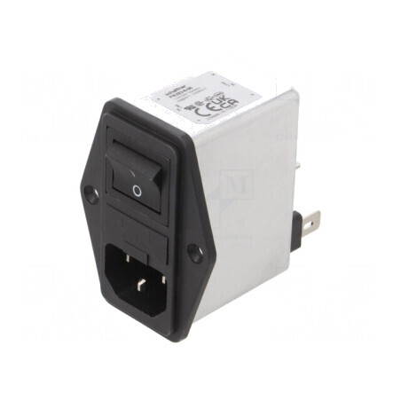 Conector de Alimentare AC C14 6A 250VAC | Electronic-mag.ro | Componente Electronice