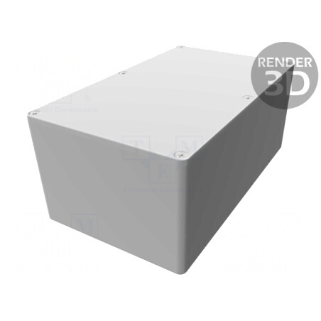 Carcasă universală aluminiu 120x200x85mm | Electronic-mag.ro | Componente Electronice