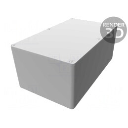 Carcasă universală aluminiu 120x200x85mm | Electronic-mag.ro | Componente Electronice