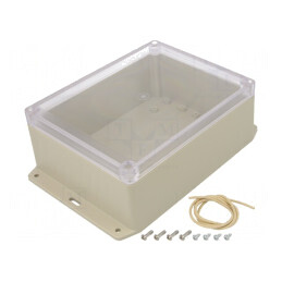 Carcasă Universală cu Lame de Fixare 146x186x75mm | Electronic-mag.ro | Componente Electronice