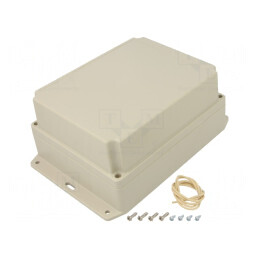 Carcasă Universală cu Lame de Fixare 146x186x90mm | Electronic-mag.ro | Componente Electronice