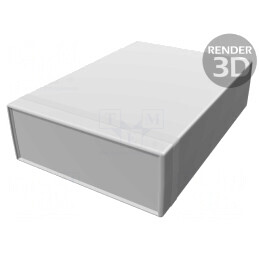 Carcasă ABS Gri IP54 200x280x76mm | Electronic-mag.ro | Componente Electronice