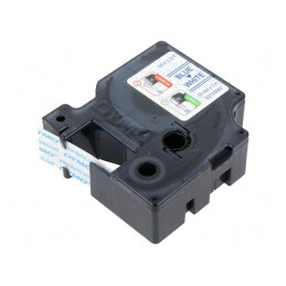 Bandă Albă 19mm x 7m cu Caracter Albastru | Electronic-mag.ro | Componente Electronice