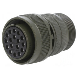 Conector circular aluminiu 20 MS/DS | Electronic-mag.ro | Componente Electronice