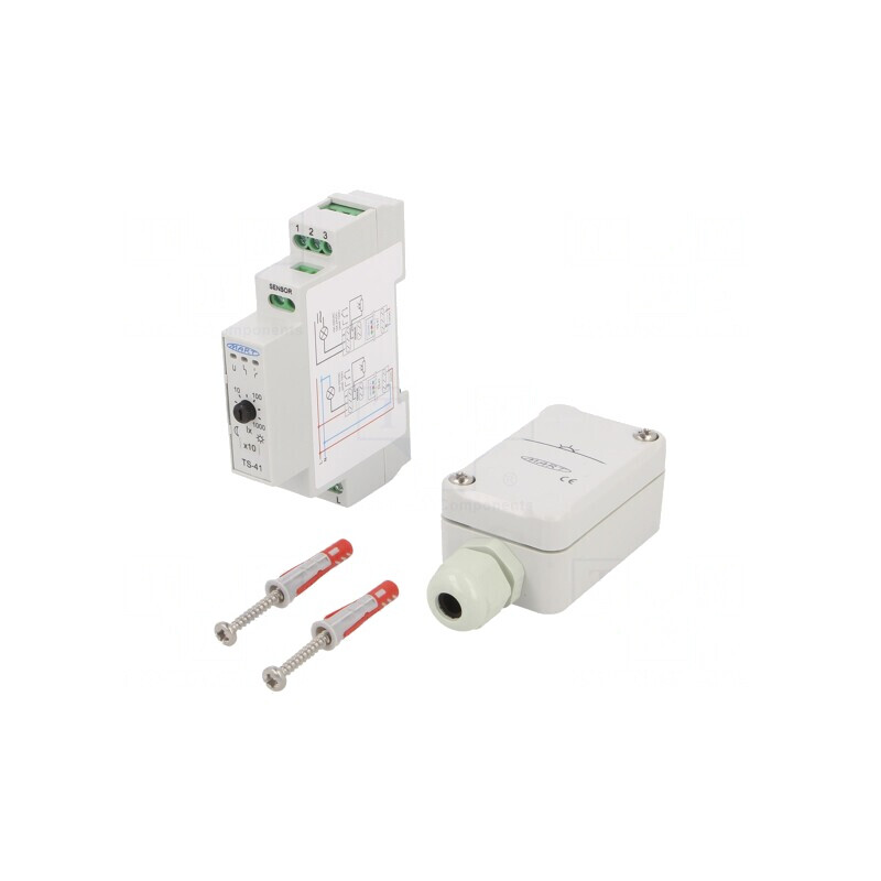 Întrerupător Crepuscular pentru Șină DIN 230V SPDT IP20 | Electronic-mag.ro | Componente Electronice