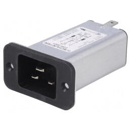 Conector Alimentare AC 20A 250VAC IEC 60320 | Electronic-mag.ro | Componente Electronice
