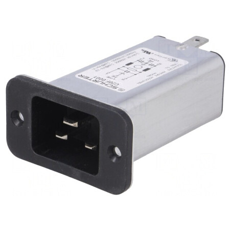 Conector Alimentare AC 20A 250VAC IEC 60320 | Electronic-mag.ro | Componente Electronice