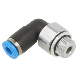 Racord Push-In 90° Filetat, 0,95-6bar, 0-60°C | Electronic-mag.ro | Componente Electronice