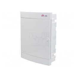 Carcasă pentru aparatură modulară IP40 în perete ABS albă | Electronic-mag.ro | Componente Electronice