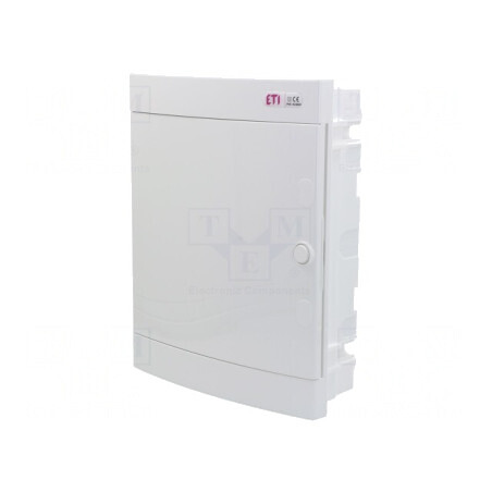 Carcasă pentru aparatură modulară IP40 în perete ABS albă | Electronic-mag.ro | Componente Electronice