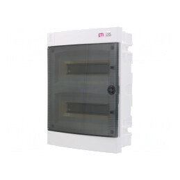 Carcasă modulară IP40 pentru perete albă ABS | Electronic-mag.ro | Componente Electronice