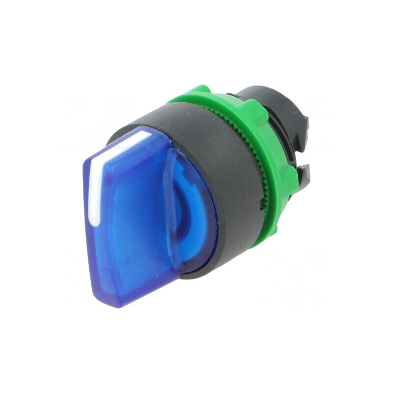 Comutator Rotativ 22mm LED Albastru IP66 | Electronic-mag.ro | Componente Electronice