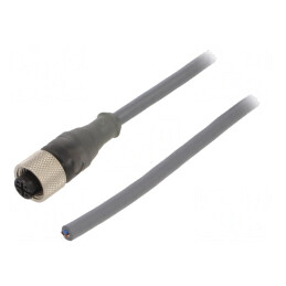 Cablu Conectare M12 3 PIN 3m 250VAC 2.7A PUR | Electronic-mag.ro | Componente Electronice