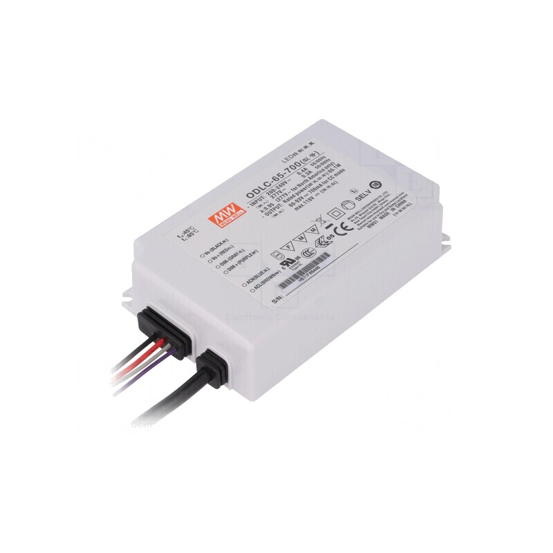 Alimentator LED 65W 700mA 69-93VDC 180-295VAC | Electronic-mag.ro | Componente Electronice Alimentator LED 65W 700mA 69-93VDC 180-295VAC | Electronic-mag.ro | Componente Electronice