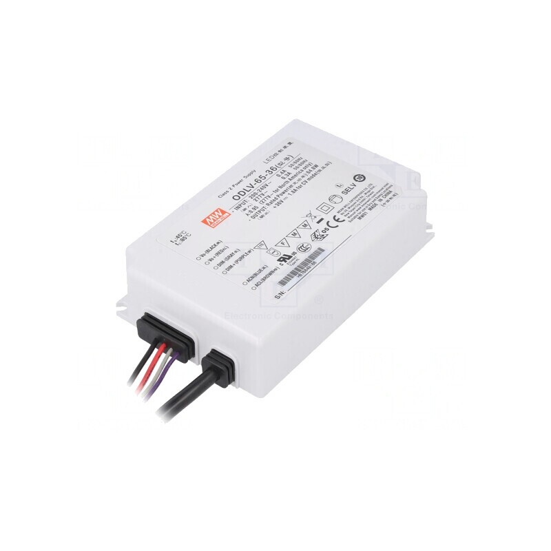 Alimentator LED 65W 36V 1.8A IP67 | Electronic-mag.ro | Componente Electronice