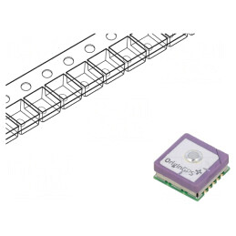 Modul GNSS ±2,5m NMEA MediaTek I2C UART ORG1511-MK05