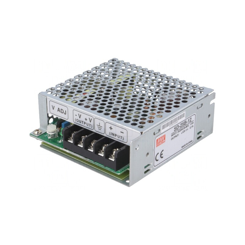 Convertor DC/DC 25,2W 19-36V la 12V 2,1A SD-25B-12 | Electronic-mag.ro | Componente Electronice Convertor DC/DC 25,2W 19-36V la 12V 2,1A SD-25B-12 | Electronic-mag.ro | Componente Electronice