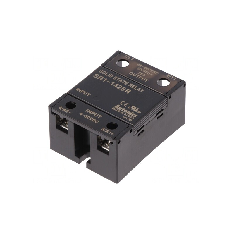 Releu Semiconductor Monofazat 25A 48-480VAC 4-30VDC | Electronic-mag.ro | Componente Electronice