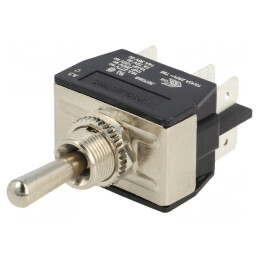 Comutator Basculant 3 Pozitii ON-OFF-ON 16A 250V | Electronic-mag.ro | Componente Electronice