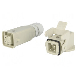 Set Conector HDC Tată Mamă Soclu Mufă Han Kit | Electronic-mag.ro | Componente Electronice