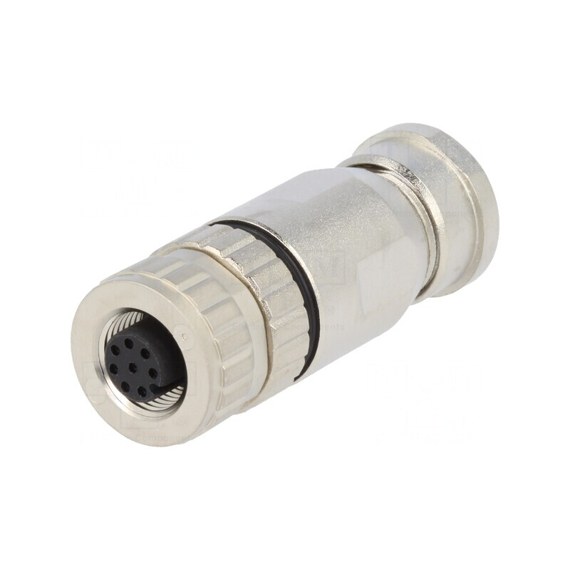Mufă M12 8-PIN Mamă IP67 pentru DeviceNet/CANopen pe Cablu | Electronic-mag.ro | Componente Electronice
