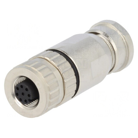 Mufă M12 8-PIN Mamă IP67 pentru DeviceNet/CANopen pe Cablu | Electronic-mag.ro | Componente Electronice