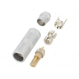 Mufă Circulară 1S 2 PIN Lipire | Electronic-mag.ro | Componente Electronice