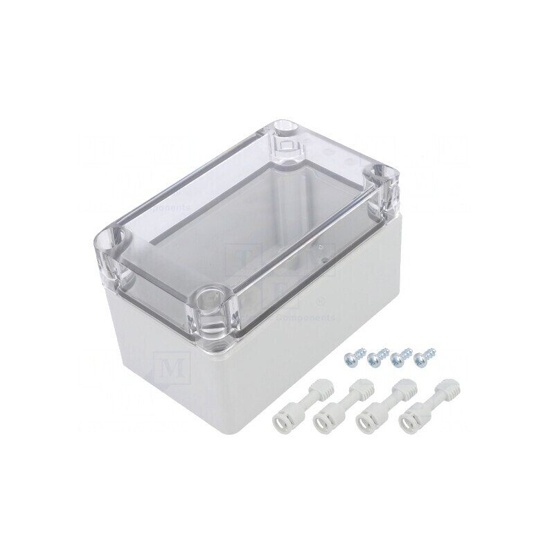 Carcasă Universală Policarbonat Transparent 75x125x75mm | Electronic-mag.ro | Componente Electronice