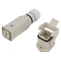 Set Complet Conector HDC Tată Mamă Soclu Mufă Han Kit | Electronic-mag.ro | Componente Electronice