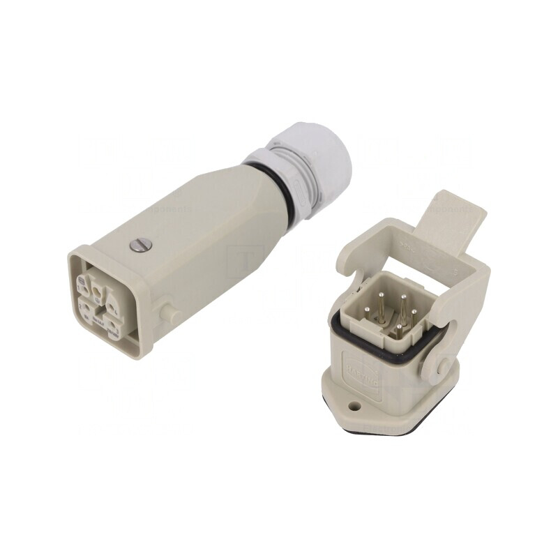 Set Complet Conector HDC Tată Mamă Soclu Mufă Han Kit | Electronic-mag.ro | Componente Electronice