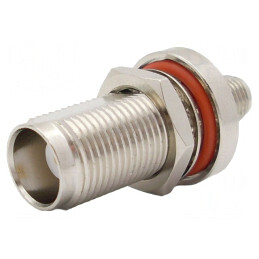 Adaptor SMA Mamă TNC Mamă PTFE 50Ω Alama 11GHz