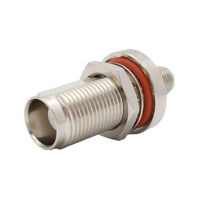 Adaptor SMA Mamă TNC Mamă PTFE 50Ω Alama 11GHz | Electronic-mag.ro | Componente Electronice