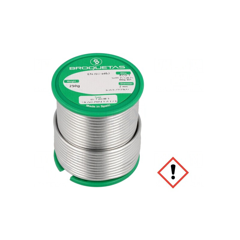 Sârmă de lipit fără plumb 2mm 0,25kg | Electronic-mag.ro | Componente Electronice