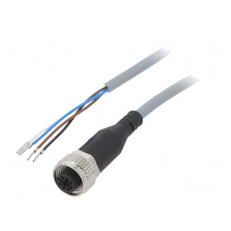 Cablu Conectare M12 4P 5m 250V 4A | Electronic-mag.ro | Componente Electronice