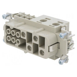 Conector HDC Mamă 10 PIN Argintat 16mm | Electronic-mag.ro | Componente Electronice